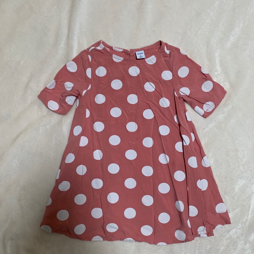 Adorable polka dot toddler dress